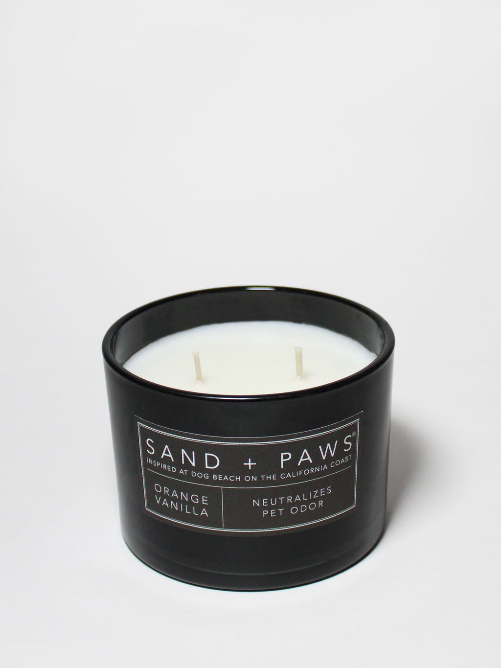 Sand + Paws Orange Vanilla 12 oz scented candle