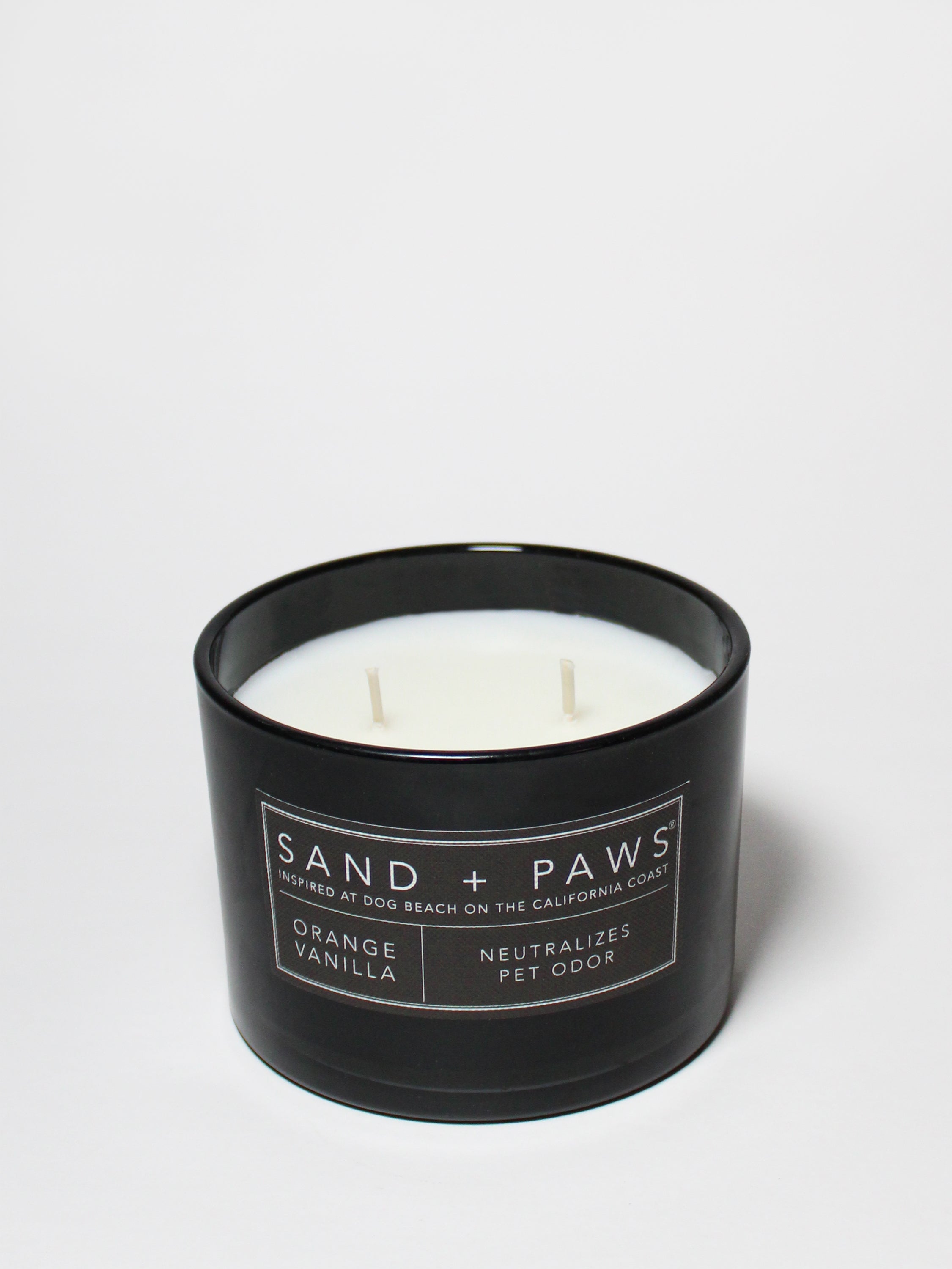 Sand + Paws Orange Vanilla 12 oz scented candle